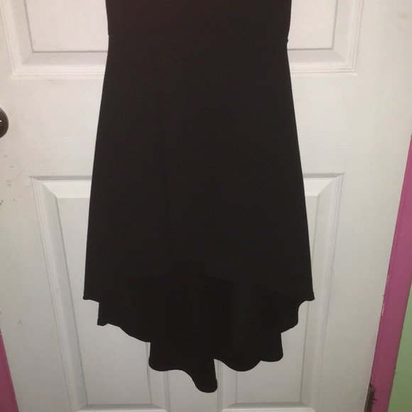 Women’s High Low BLack Romper - Picture 4 of 4